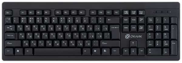 Клавиатура Oklick 95KW 1788287 черная USB 969555266