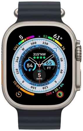 Часы Apple Watch Ultra 49mm MQET3LL/A Titan Case/Midnigt Ocean Band