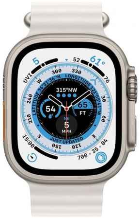 Часы Apple Watch Ultra 49mm MNH83LL/A Titan Case/White Ocean Band 969556609