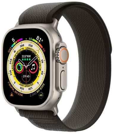 Часы Apple Watch Ultra 49mm S/M Titan Case/BlackGray Trail Loop