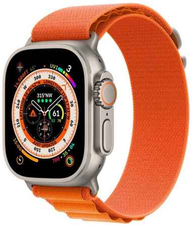 Часы Apple Watch Ultra 49mm S Titan Case/Orange Alpine Loop 969558477