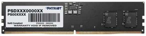 Модуль памяти DDR5 16GB Patriot Memory PSD516G520081 Signature line PC5-41600 5200MHz CL42 1.1V 969558798
