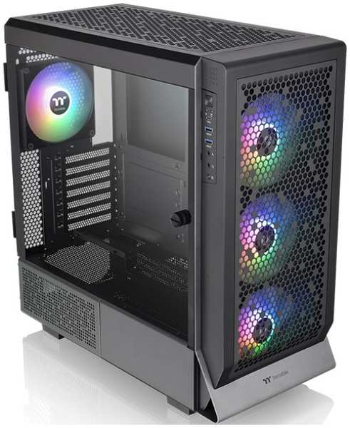 Корпус eATX Thermaltake Ceres 500 TG ARGB CA-1X5-00M1WN-00 , без БП, боковая панель из закаленного стекла, USB Type-C, 2*USB 3.0, audio