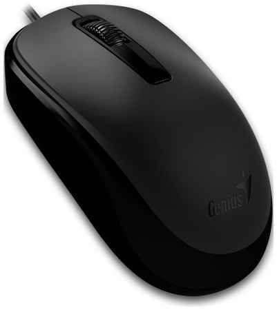 Мышь Genius DX-125 31010011400 чёрная, 1000dpi, USB, 3 кнопки 969559958