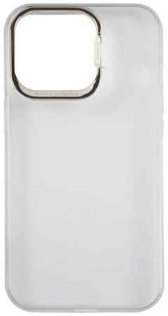 Чехол Usams US-BH782 УТ000028089 пластиковый с подставкой для iPhone 13 Pro, с силиконовым краем, белый (IP13PYYDS02) 969566280