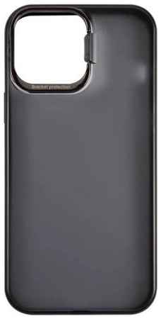 Чехол Usams US-BH783 УТ000028090 пластиковый с подставкой для iPhone 13 Pro Max, с силиконовым краем, черный (IP13PMYY01) 969566285