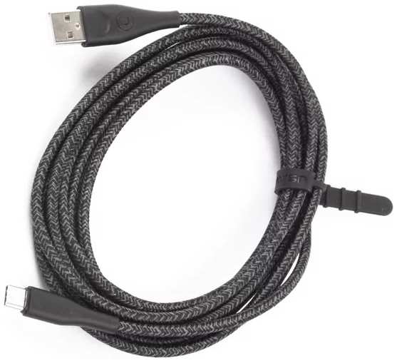 Кабель интерфейсный Usams SJ398 УТ000021065 USB/Type-C, 3м, нейлоновая оплетка, черный (SJ398USB01) 969566775