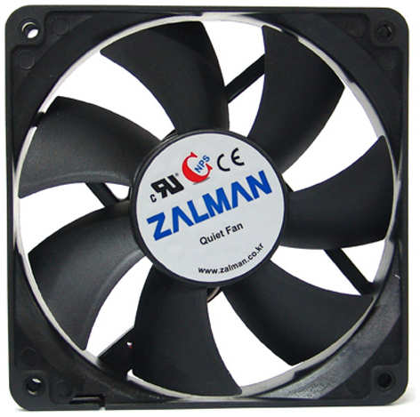 Вентилятор для корпуса Zalman ZM-F3 (SF) 120x120mm, подшипник скольжения,900 - 1800 об/мин,3-pin,20 - 34 дБ