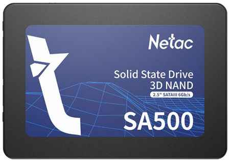Накопитель SSD 2.5'' Netac NT01SA500-512-S3X SA500 500GB SATA 6Gb/s 3D NAND TLC 520/450MB/s 969569243