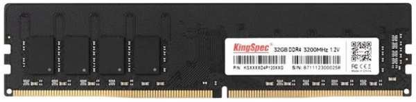Модуль памяти DDR4 32GB KINGSPEC KS3200D4P12032G 3200MHz PC4-25600 288-pin 1.2В single rank RTL 969571233