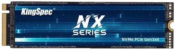 Накопитель SSD M.2 2280 KINGSPEC NX-128 128GB PCIe Gen3x4 3400/3100MB/s heatsink