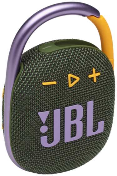 Портативная акустика 1.0 JBL Clip 4 зеленый 969571497