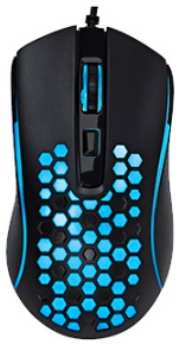 Мышь TFN Saibot MX-2H 1200-3600dpi, 1,5м, LED подсветка, черная