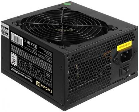 Блок питания ATX Exegate EX292148RUS-OEM 400PPH-LT, 400W, 80 PLUS, APFC, 120mm fan 969582935