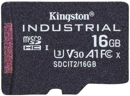 Промышленная карта памяти MicroSDHC 16Gb Kingston SDCIT2/16GBSP сlass 10 UHS-I U3 V30 A1 TLC в режиме pSLC 969583735
