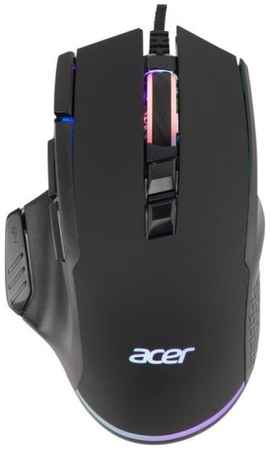 Мышь Acer OMW180 ZL.MCEEE.00S USB, 6400dpi, 9 кнопок, оптическая, черная, с подсветкой 969585632