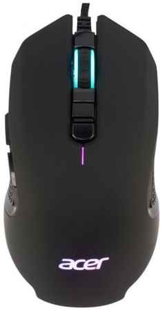 Мышь Acer OMW160 ZL.MCEEE.00Q USB, 6400dpi, 8 кнопок, оптическая, черная, с подсветкой 969585636