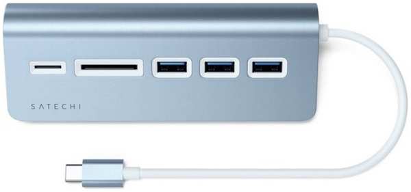 Концентратор Satechi ST-TCHCRB USB Type-C/3*USB 3.0, SD, microSD