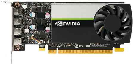 Видеокарта PCI-E nVidia T1000 (900-5G172-2550-000) 4GB GDDR6 128bit 12nm 1065/10000MHz 4*mDP 969591612