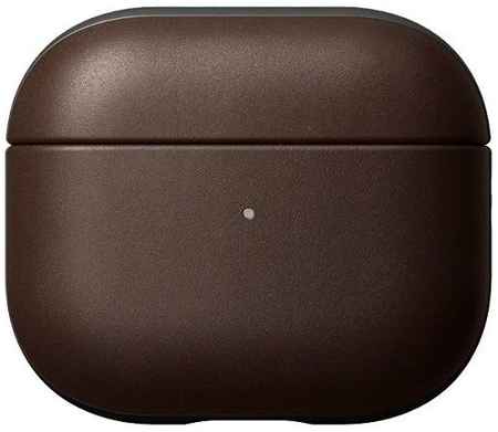 Чехол Nomad Modern Leather NM01001485 для зарядного кейса наушников Apple Airpods 2021, кожа натуральная, коричневый 969591871