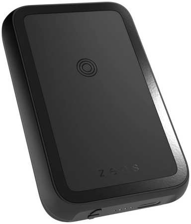 Аккумулятор внешний портативный Zens ZEPP03M/00 Magnetic Dual Wireless Powerbank With Kickstand 4000mAh - Black 969591950