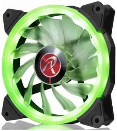 Вентилятор для корпуса Raijintek IRIS 12 Green 0R400042 120x120x25mm, 800-1800rpm, 42.17 CFM, 26.5dBA, 4-pin PWM 969592425