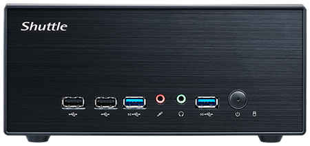 Платформа Shuttle XH510G LGA1200, H510, 2*DDR4 (3200), 2*M.2, Glan, HDMI, DP, 4*USB 3.2, 4*USB 2.0, noOS, black 969593063