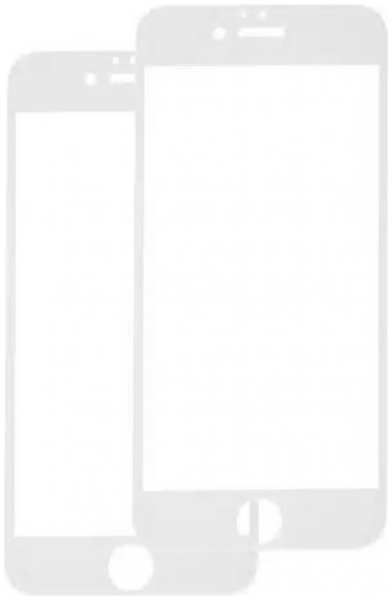 Защитное стекло Red Line УТ000028492 для Apple iPhone 6/7/8, tempered glass, белая рамка, 2 шт