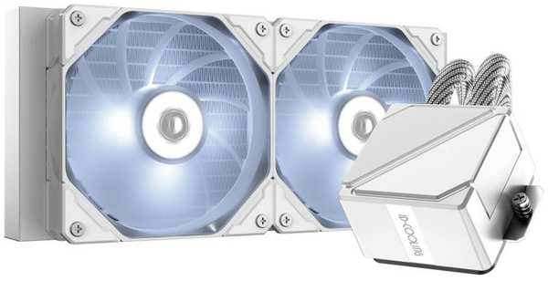 Система охлаждения жидкостная ID-Cooling DASHFLOW 240 BASIC WHITE LGA2066/2011/1700/1200/115x/AM5/AM4 (2*120mm fan, 700-1800rpm, 82.5CFM, 15.2-35.2dBA 969594532