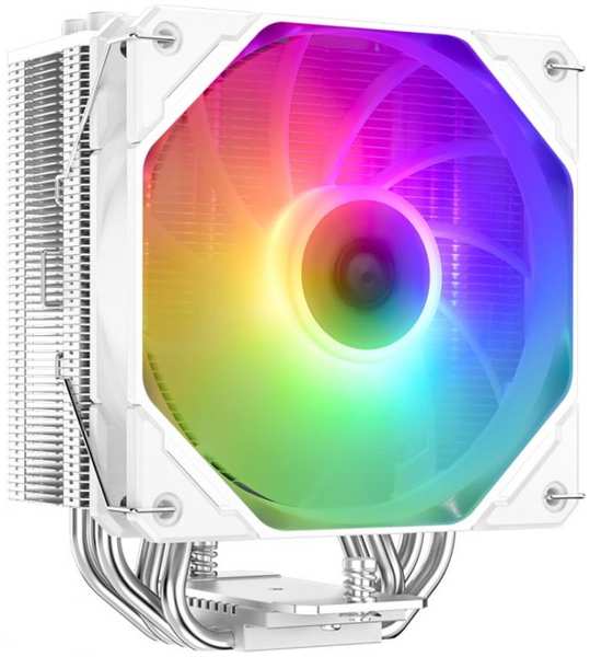 Кулер ID-Cooling SE-224-XTS ARGB WHITE LGA1700/1200/115x/AM5/AM4 (120mm fan, 600-1500rpm, 70CFM, 28.9dBA, 4-pin PWM/3-pin ARGB) RET 969594538