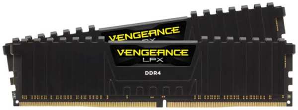 Модуль памяти DDR4 32GB (2*16GB) Corsair CMK32GX4M2E3200C16 VENGEANCE LPX PC4-25600 3200MHz CL16 1.35V 969594624