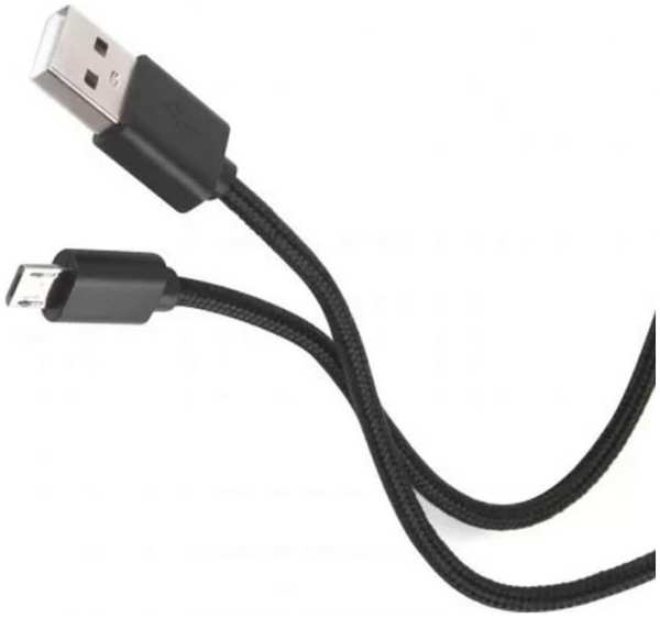 Кабель интерфейсный Red Line УТ000025009 USB/micro USB, 50см, 2А, нейлоновая оплетка, черный 969595352