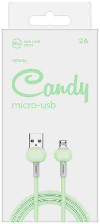 Кабель интерфейсный Red Line Candy УТ000021985 USB/micro USB, зеленый
