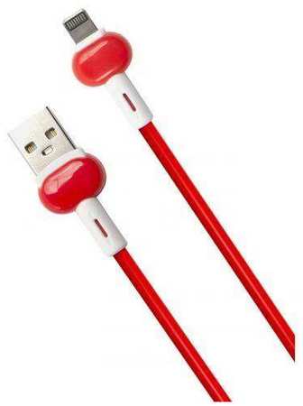 Кабель интерфейсный Red Line Candy УТ000021989 USB/Lightning, красный 969595588