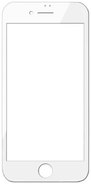 Защитное стекло Red Line УТ000012641 для Apple iPhone 8 (4.7″), 3D, tempered glass, белая рамка