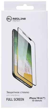 Защитное стекло Red Line УТ000014071 для Apple iPhone 7/8 (4.7″), 3D, tempered glass, белая рамка 969595648