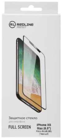 Защитное стекло Red Line УТ000016083 для Apple iPhone XS Max (6.5″), 3D, tempered glass FULL GLUE, чёрная рамка