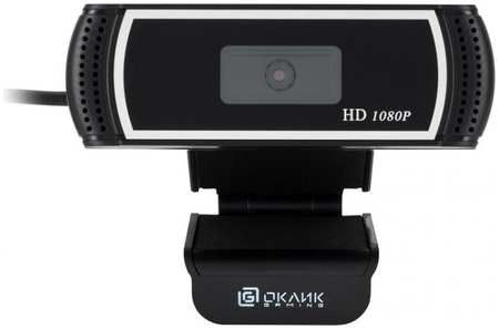 Веб-камера Oklick OK-C013FH черный 2Mpix (1920x1080) USB2.0 с микрофоном 1455513 969598326