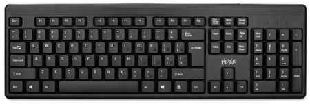Клавиатура HIPER OK-1100 USB, 104 кл, 1.5m, black 969598334