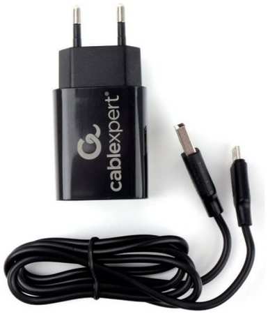 Зарядное устройство сетевое Cablexpert MP3A-PC-36 2*USB, 2.4A, + кабель 1м lightning
