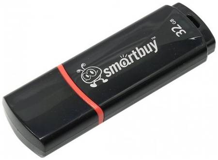 Накопитель USB 2.0 32GB SmartBuy SB32GBCRW-K Crown черный 969636914