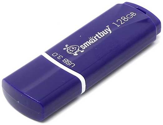 Накопитель USB 3.0 128GB SmartBuy SB128GBCRW-Bl SB128GBCRW-Bl Crown синий 969636921