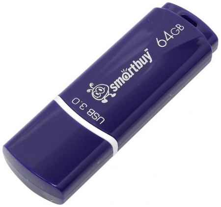 Накопитель USB 3.0 64GB SmartBuy SB64GBCRW-Bl Crown синий 969638201