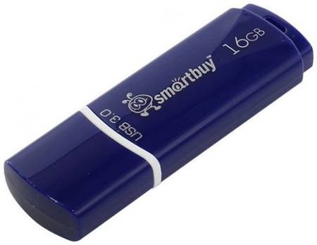 Накопитель USB 3.0 16GB SmartBuy SB16GBCRW-Bl Crown синий 969638210