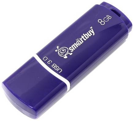 Накопитель USB 3.0 8GB SmartBuy SB8GBCRW-Bl Crown синий 969638216