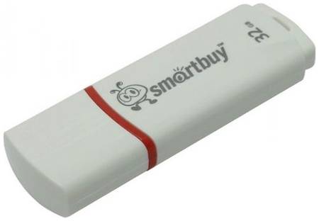 Накопитель USB 2.0 32GB SmartBuy SB32GBCRW-W SB32GBCRW-W Crown белый 969638440