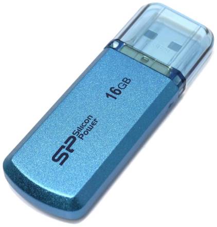 Накопитель USB 2.0 16GB Silicon Power Helios 101 SP016GBUF2101V1B синий 969673160