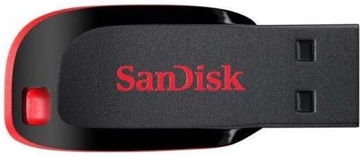 Накопитель USB 2.0 16GB SanDisk Cruzer Blade SDCZ50-016G-B35 черный/красный 969680962