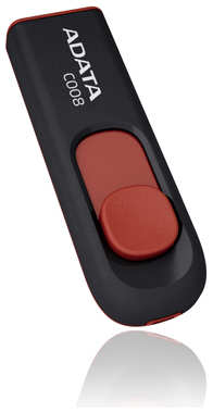 Накопитель USB 2.0 64GB ADATA Classic C008 чёрно/красный 969691997