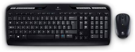 Клавиатура и мышь Wireless Logitech Combo MK330 black, USB (920-003989, 920-003995) 969693669